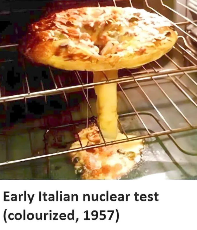 Early Italian nuclear test (Colourised, 1957)