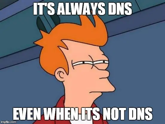 It's Always DNS .. Even When It's Not DNS