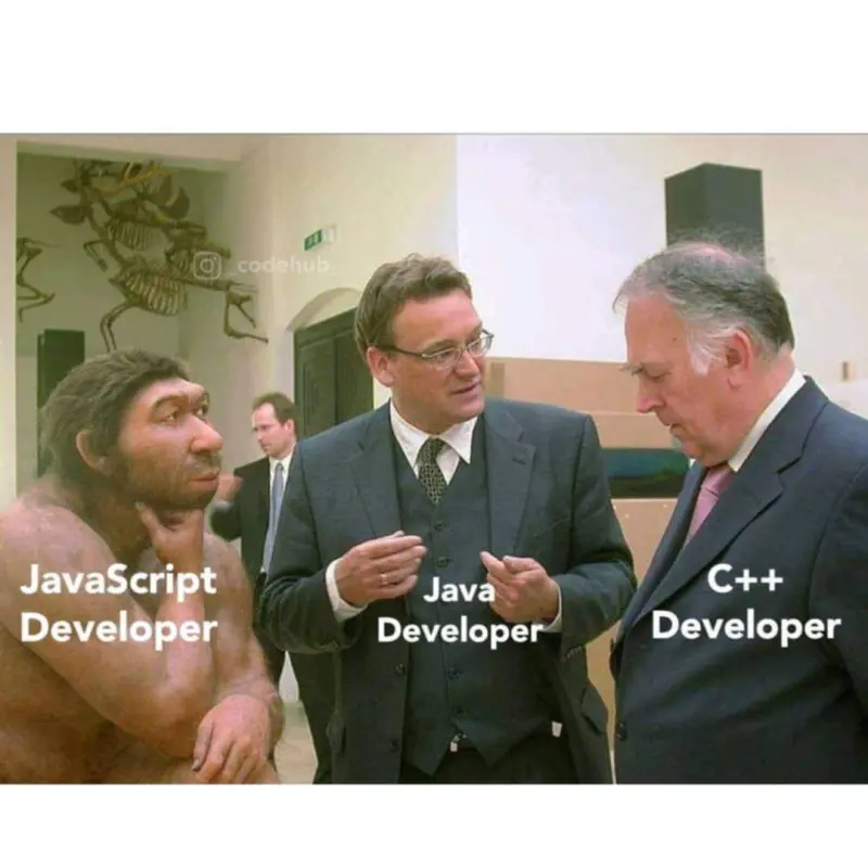 Javascript Developer vs Java Developer vs C++ Developer