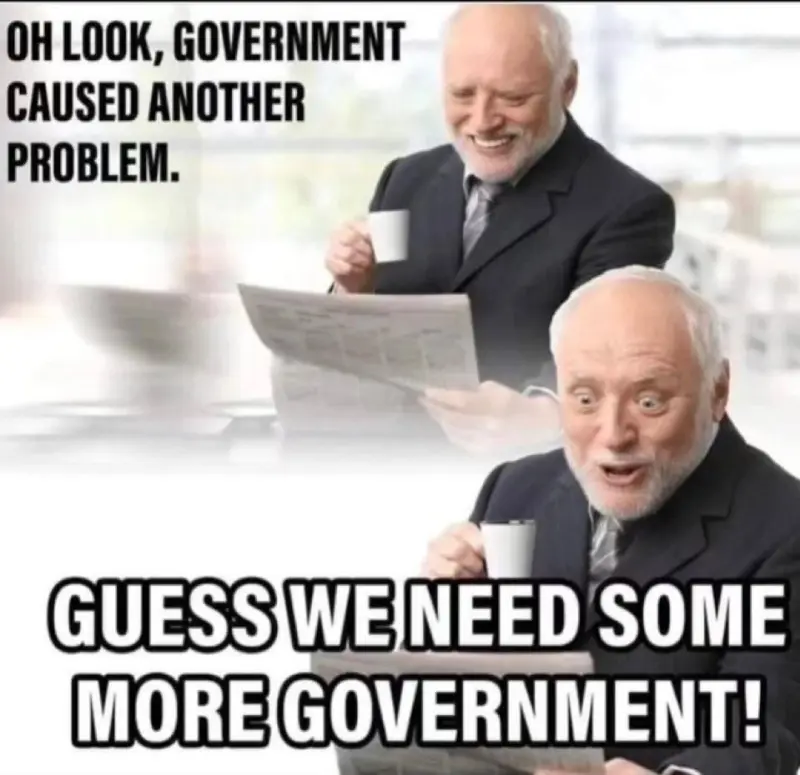 Ohh look, government caused another problem.
Guess we need some more government!