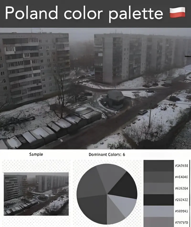 Color Palette of Poland