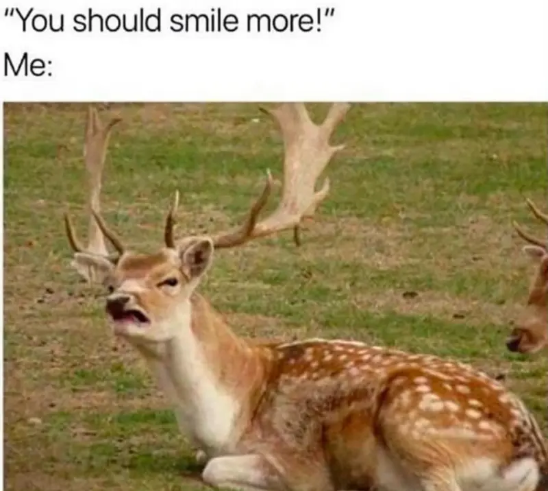 You should smile more:
[Me]