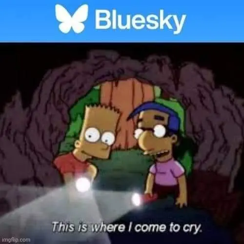 Bluesky: This is where I come to cry